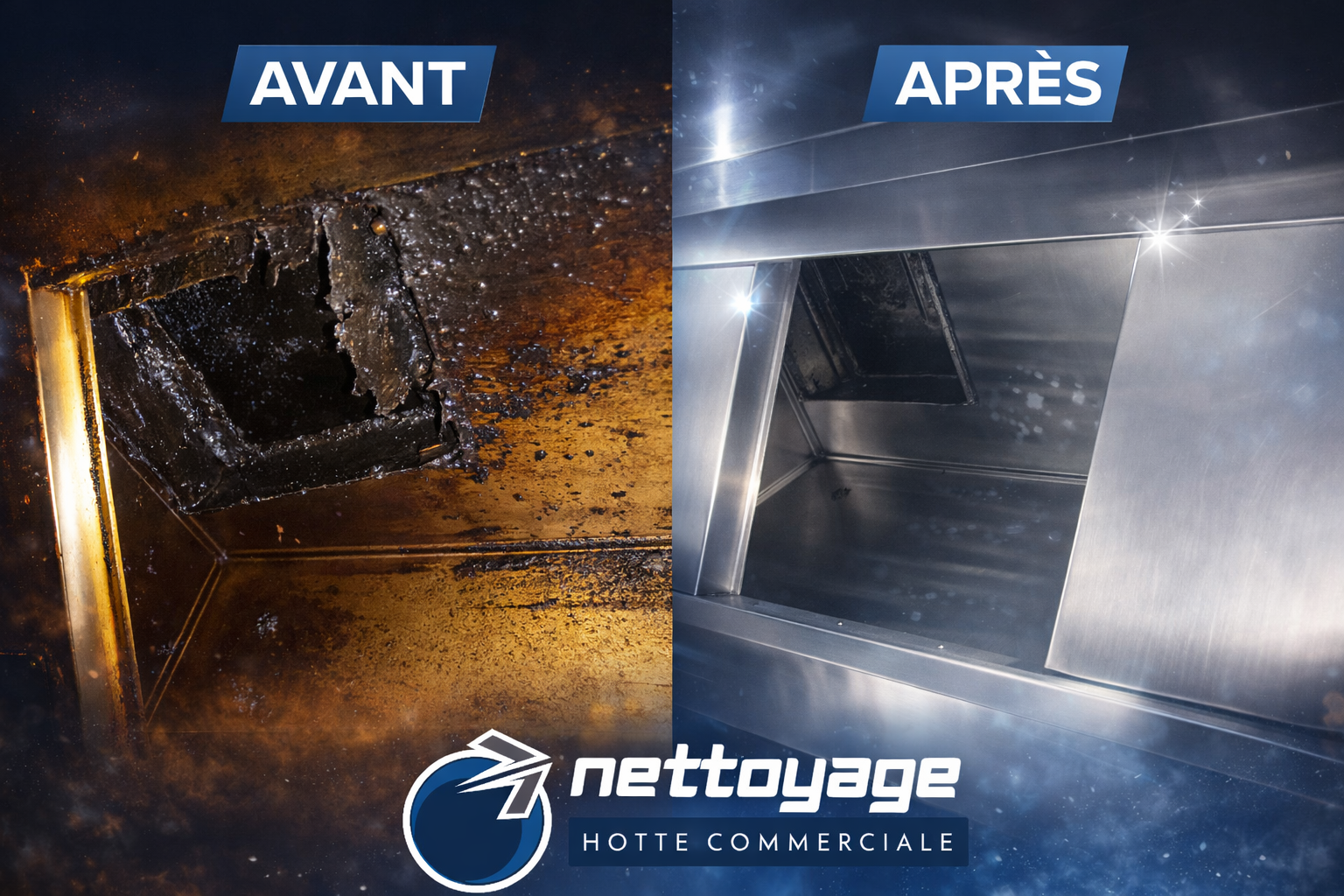 Nettoyage ventilation cuisine commerciale