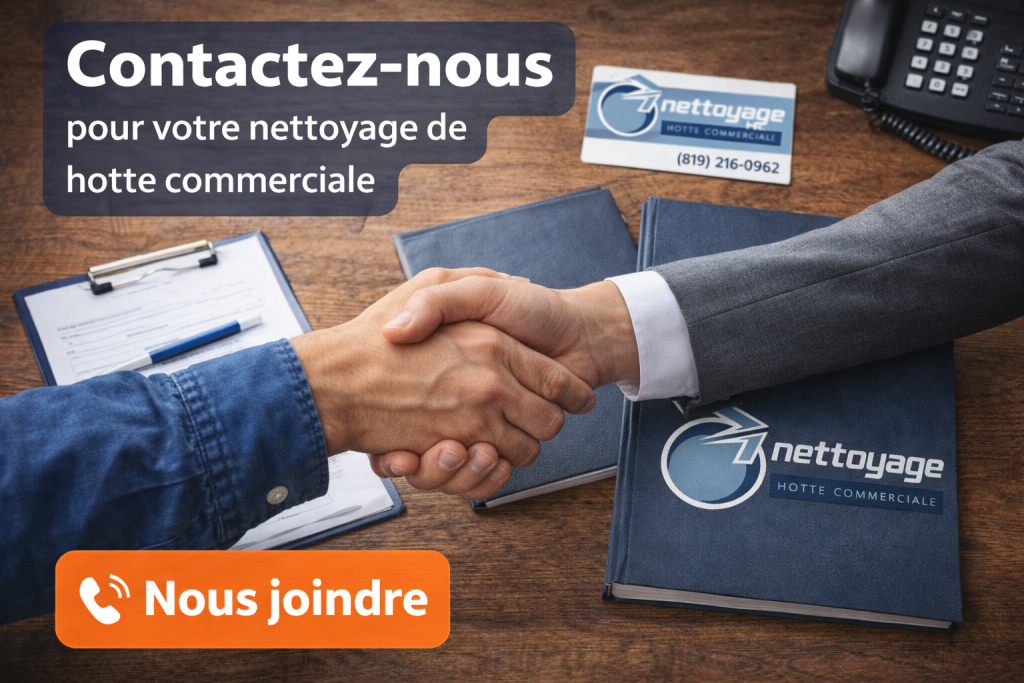 Nettoyage de hotte commerciale