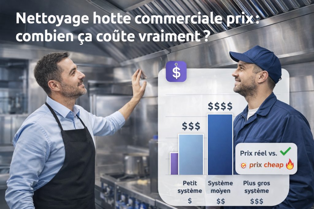 Nettoyage hotte commerciale prix Nettoyage hotte commerciale prix