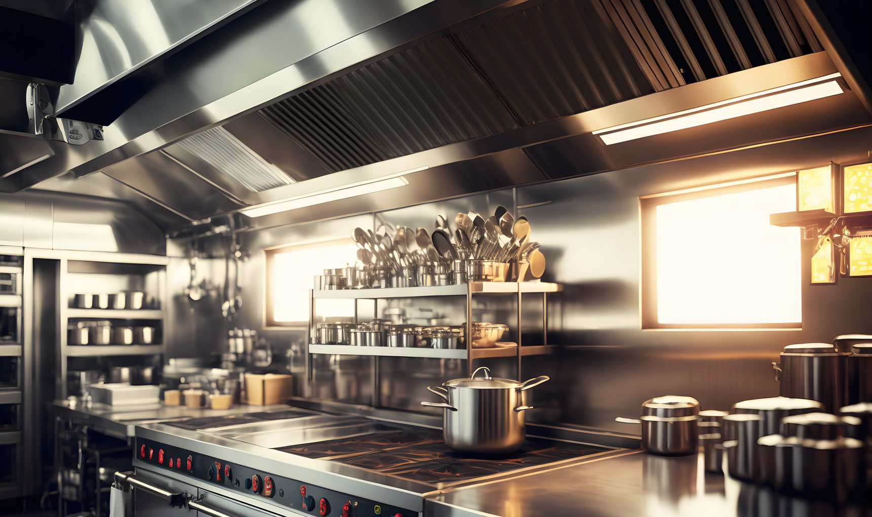 Nettoyage hotte commerciale Laurentides avant après